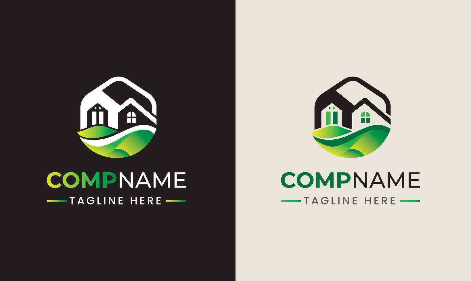 Real-estate icon with leaf, home icon with bird, building logo, icon house illustration symbol idea vector