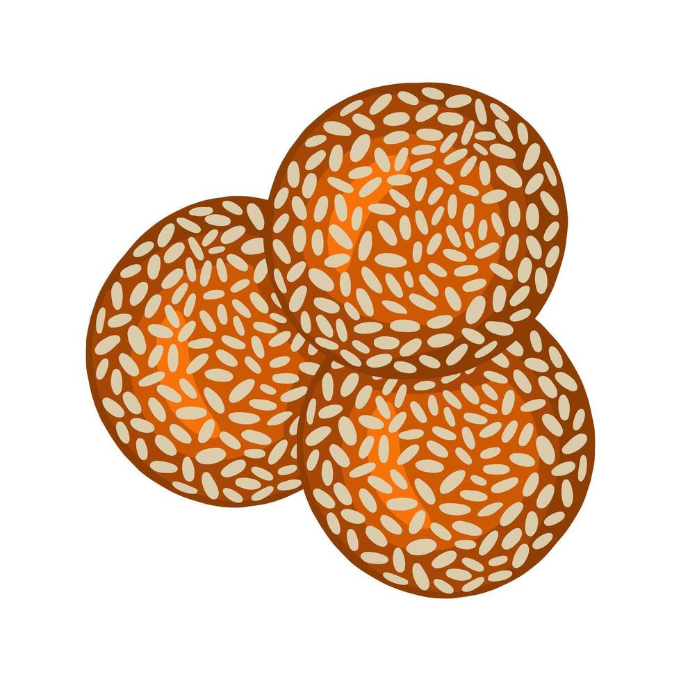 Onde onde Indonesia Traditional Food vector