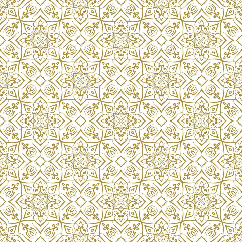 decorative seamless pattern ornamental style for textile or invitation card template design vector