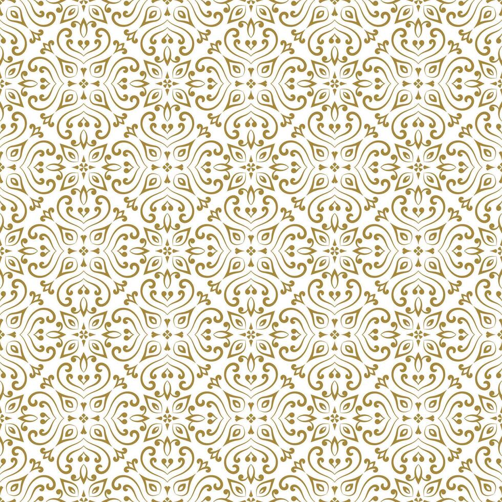 seamless swirl ornamental pattern design for textile and invitation vector