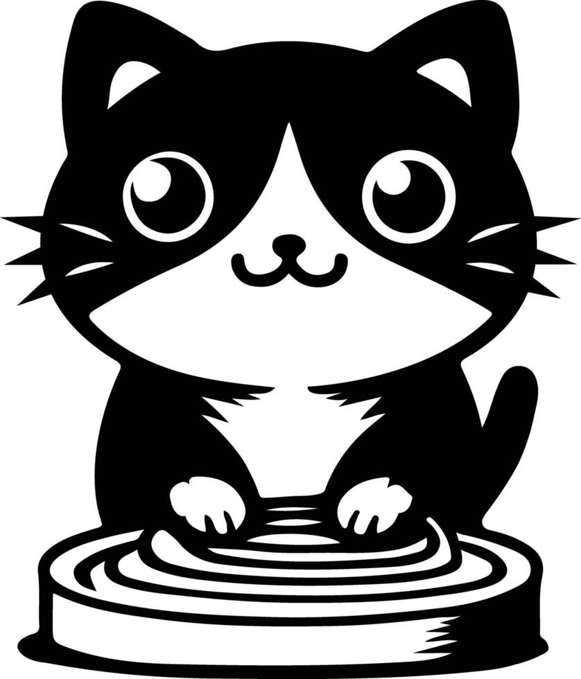 Happy Kitten cat vector