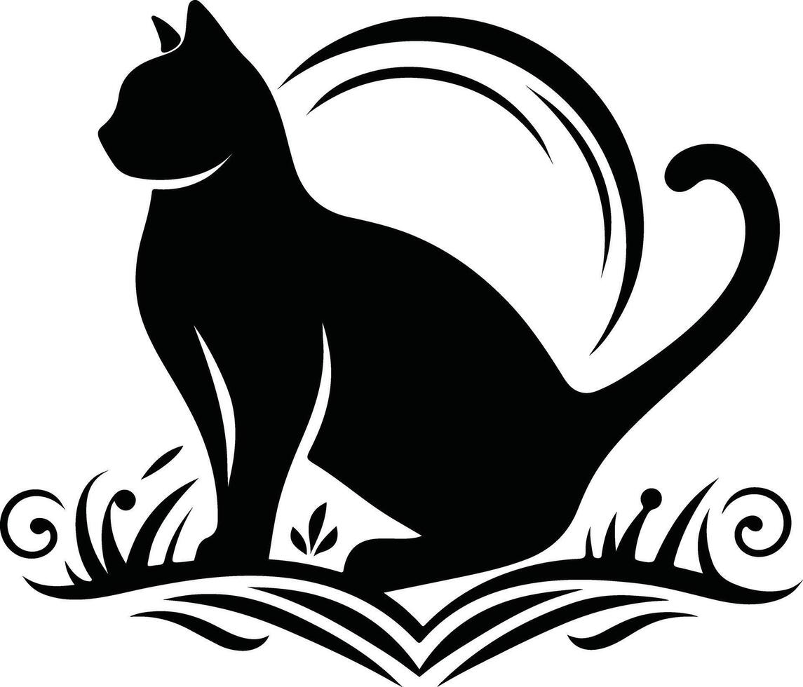 Happy Kitten cat vector