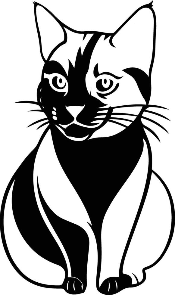 Happy Kitten cat vector