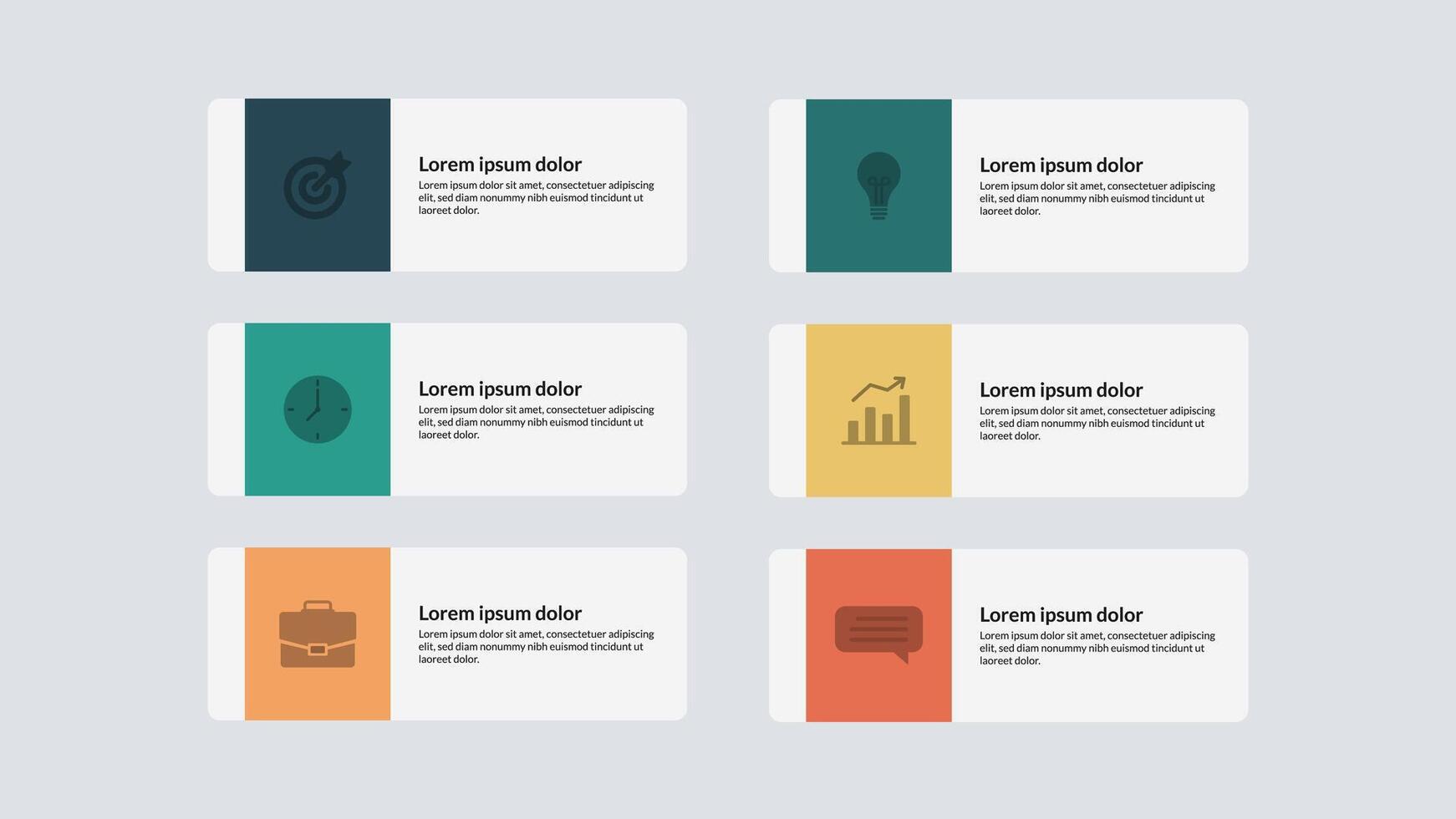 6 Step Infographic - 001 vector
