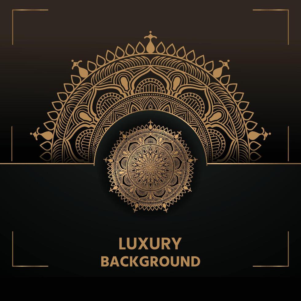 This is a abstract luxury mandala background vector