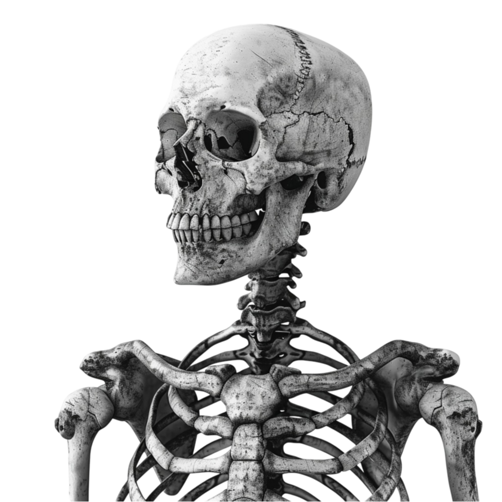 Beneath the Surface Unveiling the Intricacies of the Human Body Skeleton png