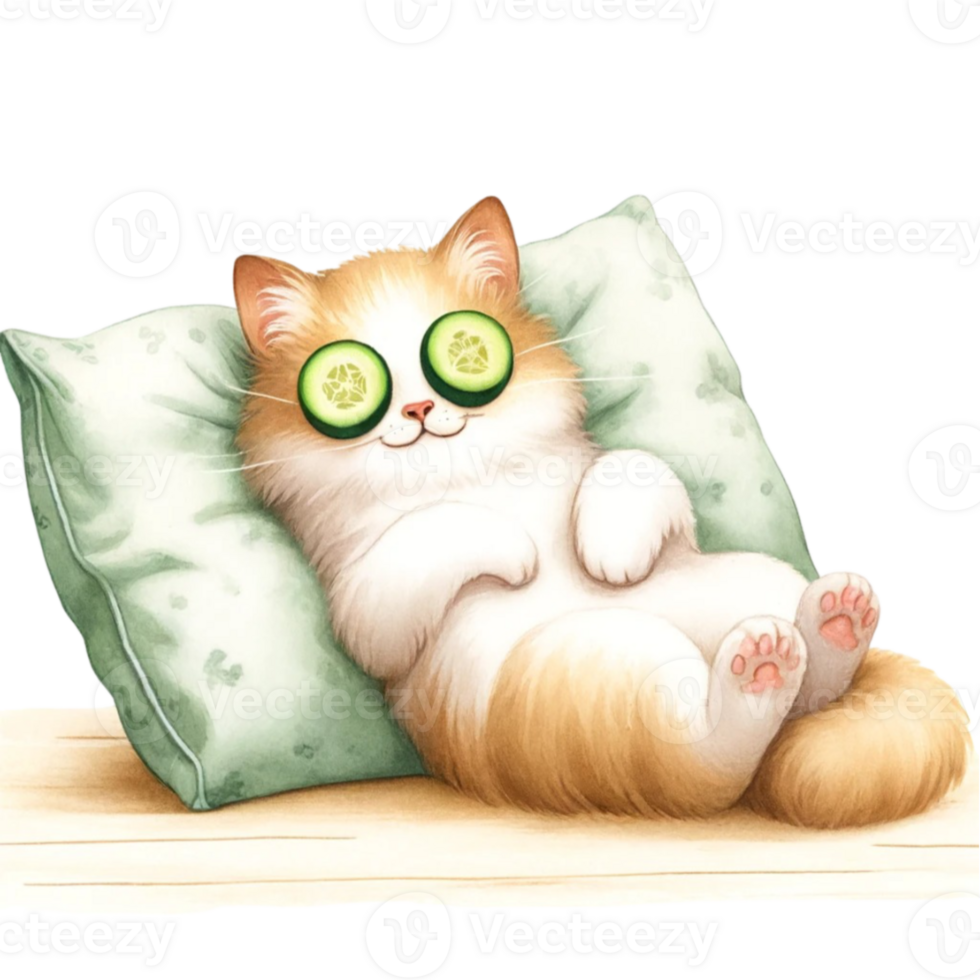 Adorable Animal Clipart with Cucumber Slices adorable meets quirky with our enchanting Animals with Cucumber Slice Clipart png