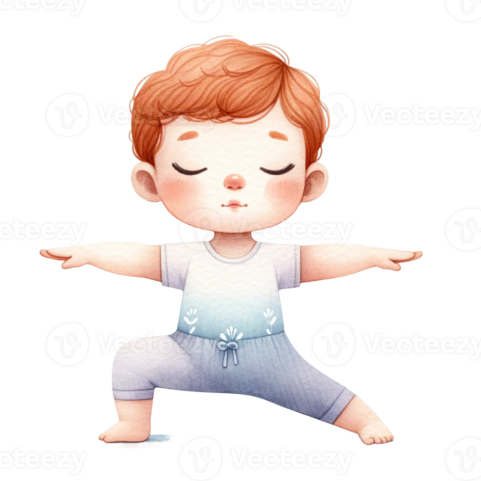 Delight in the Calm And Cute Baby in Yoga Clipart Baby Shower Invitations, Or Yoga Studio Flyers, This Digital Download Includes A Set Of Hand-Drawn png