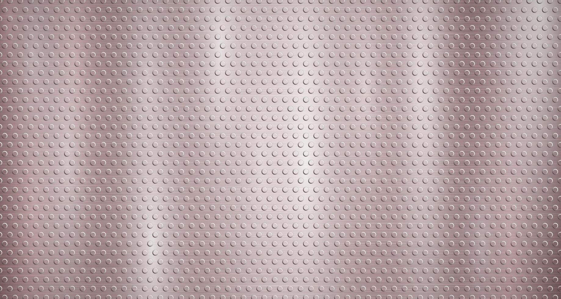 Abstract metallic background in bronze colors with highlights and a texture of small voluminous convex circles vector