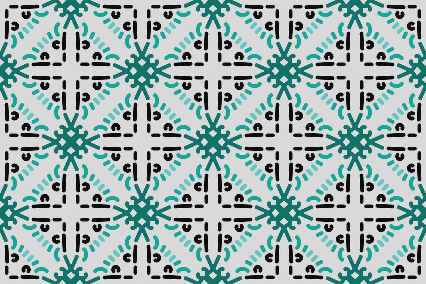 a seamless pattern with a decorative ornament in brown and beige. vector