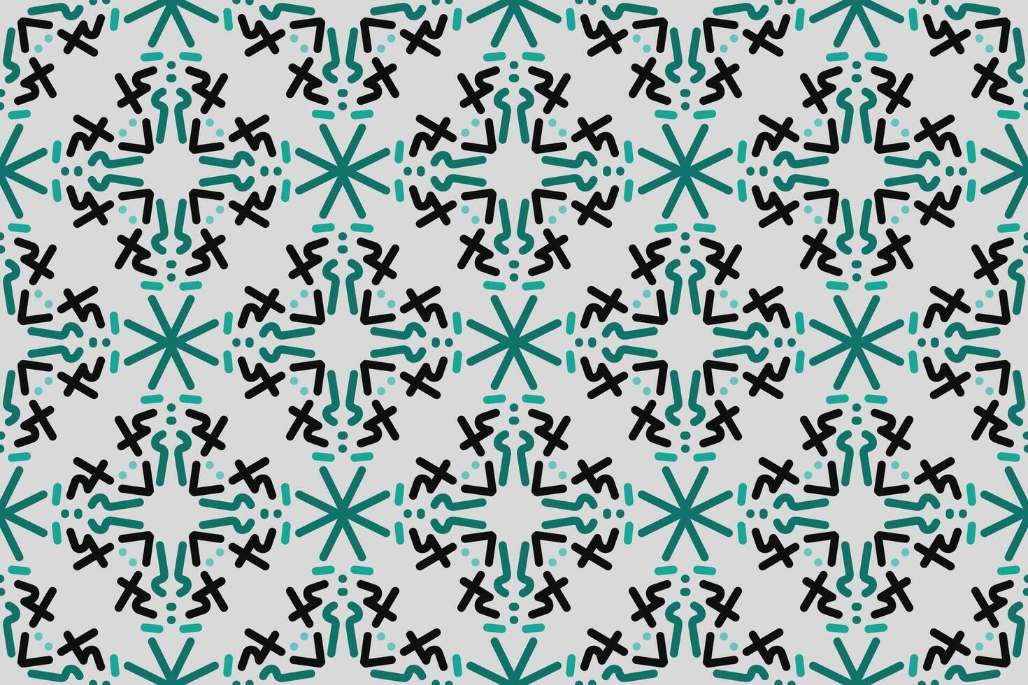 a seamless pattern with a decorative ornament in brown and beige. vector