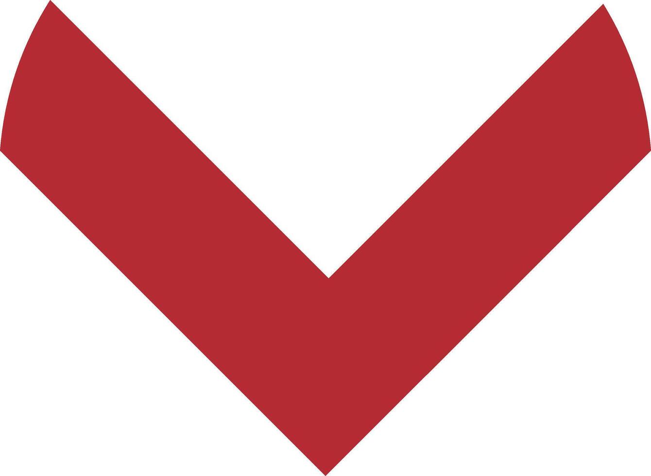 Decorative v shape for logo vector