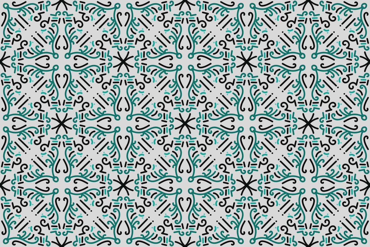 a seamless pattern with a decorative ornament in brown and beige. vector