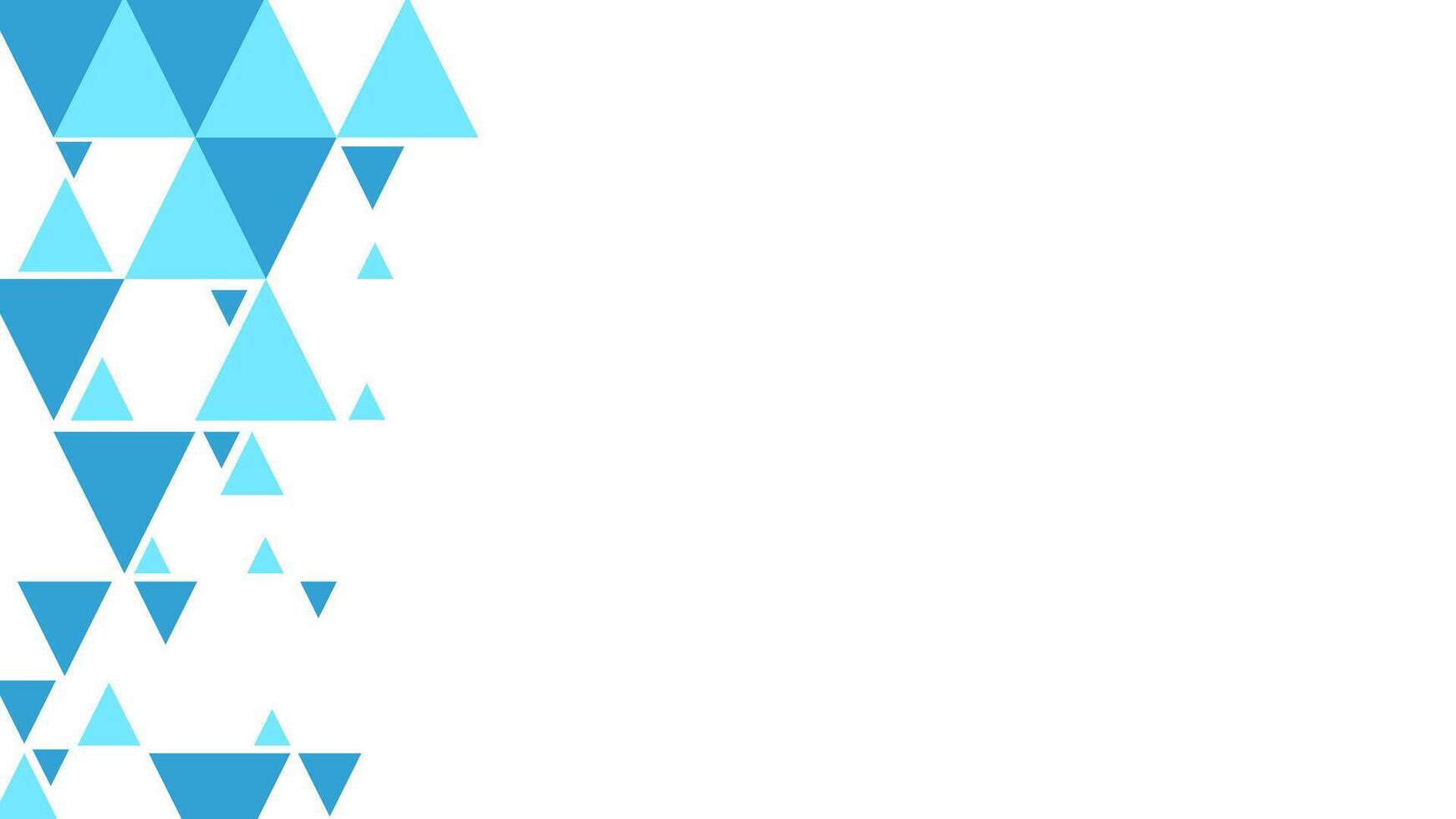 Simple modern flat background with abstract triangle design vector