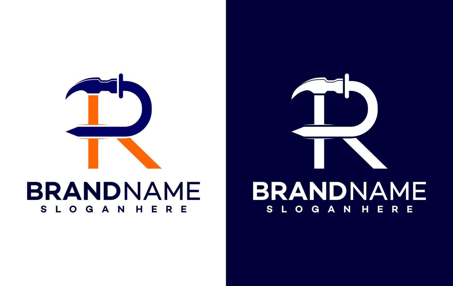 r letter logo symbol illustration design vector