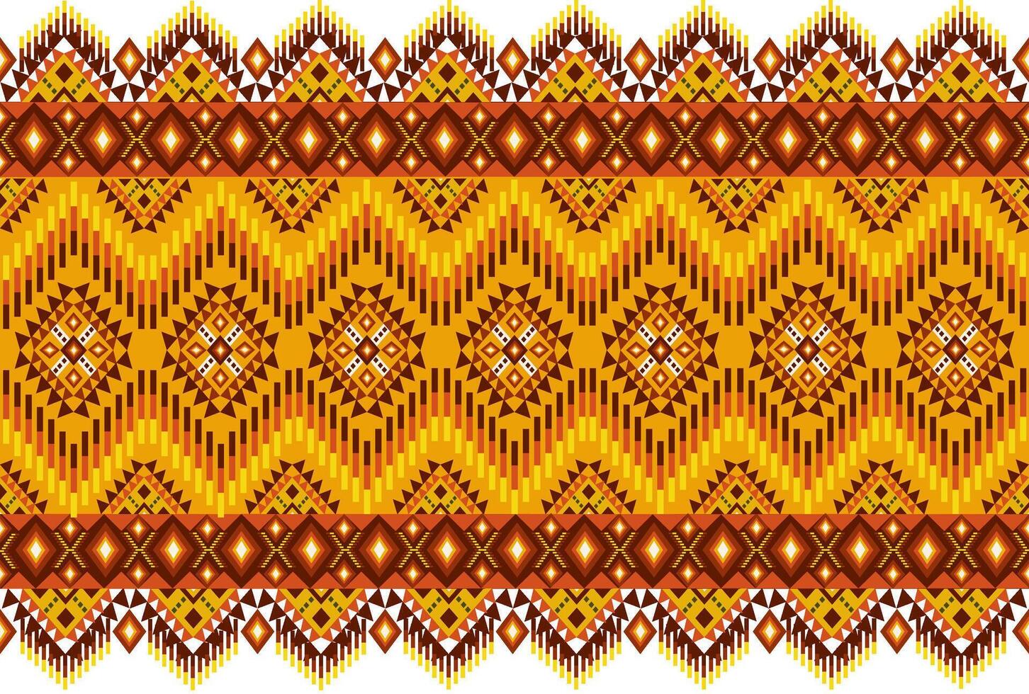 Pixel pattern ethnic oriental traditional fabric pattern textile African Indonesian vector