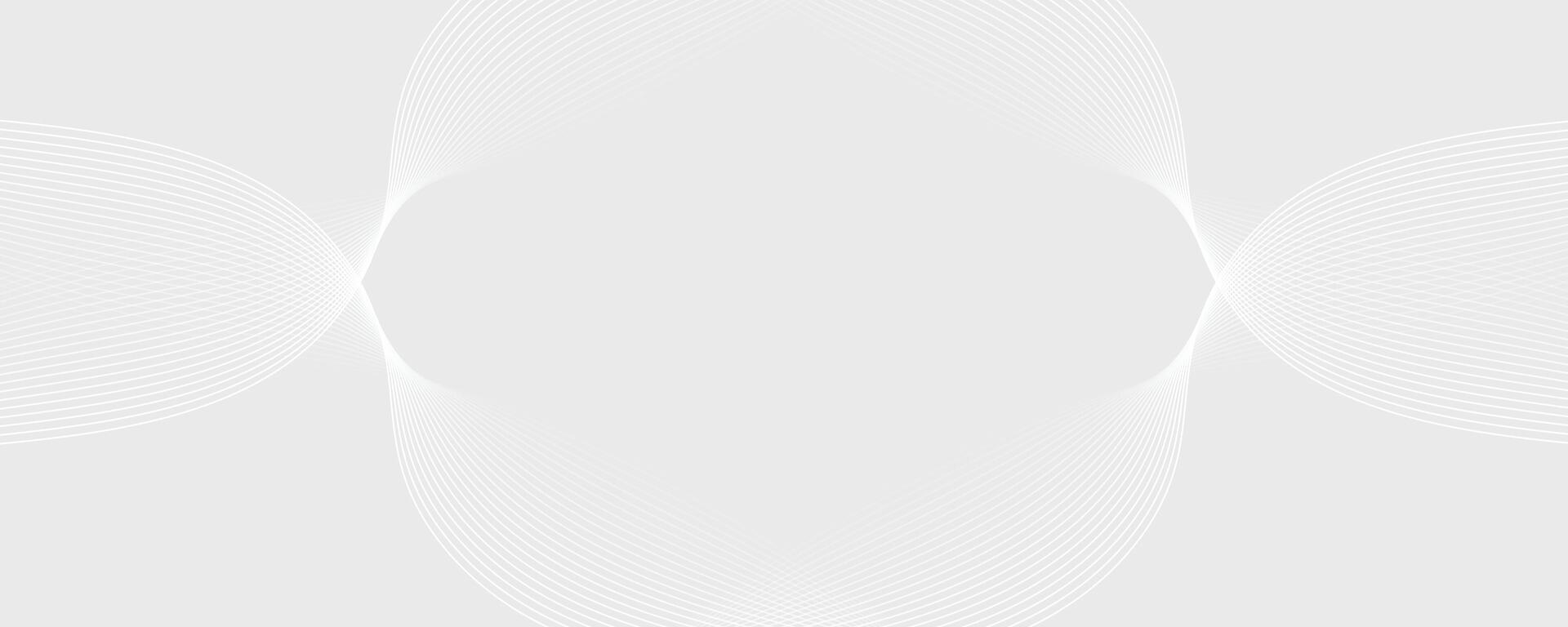 Modern abstract background with wavy lines, Abstract white digital blend wave lines and technology background vector