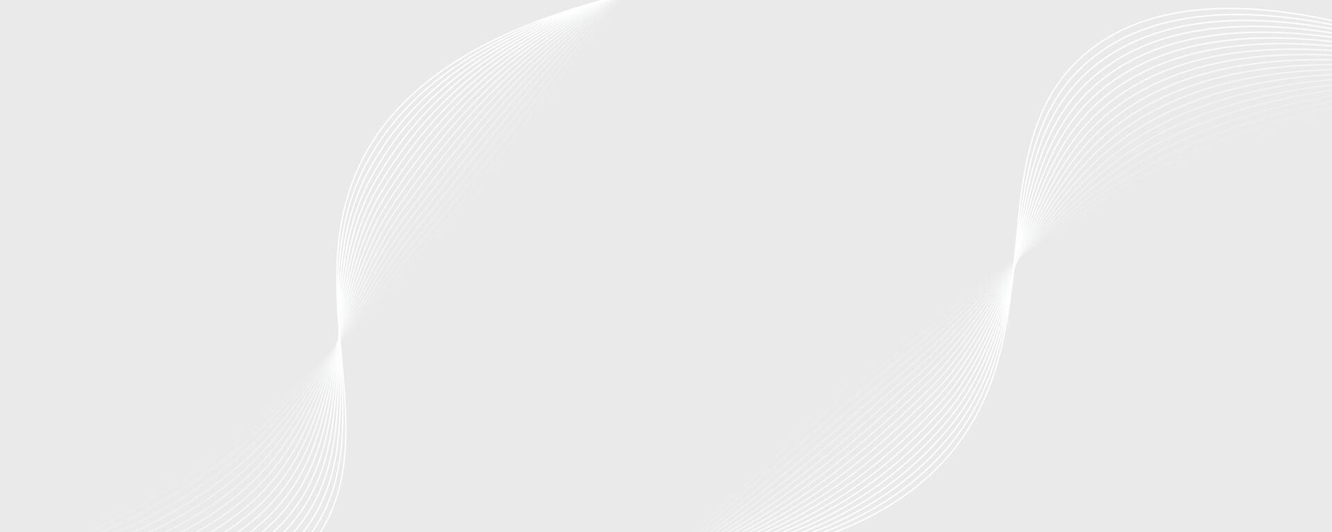 Modern abstract background with wavy lines, Abstract white digital blend wave lines and technology background vector