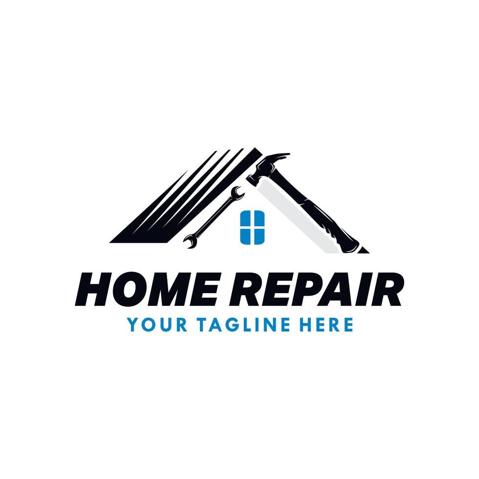 home repair logo template vector