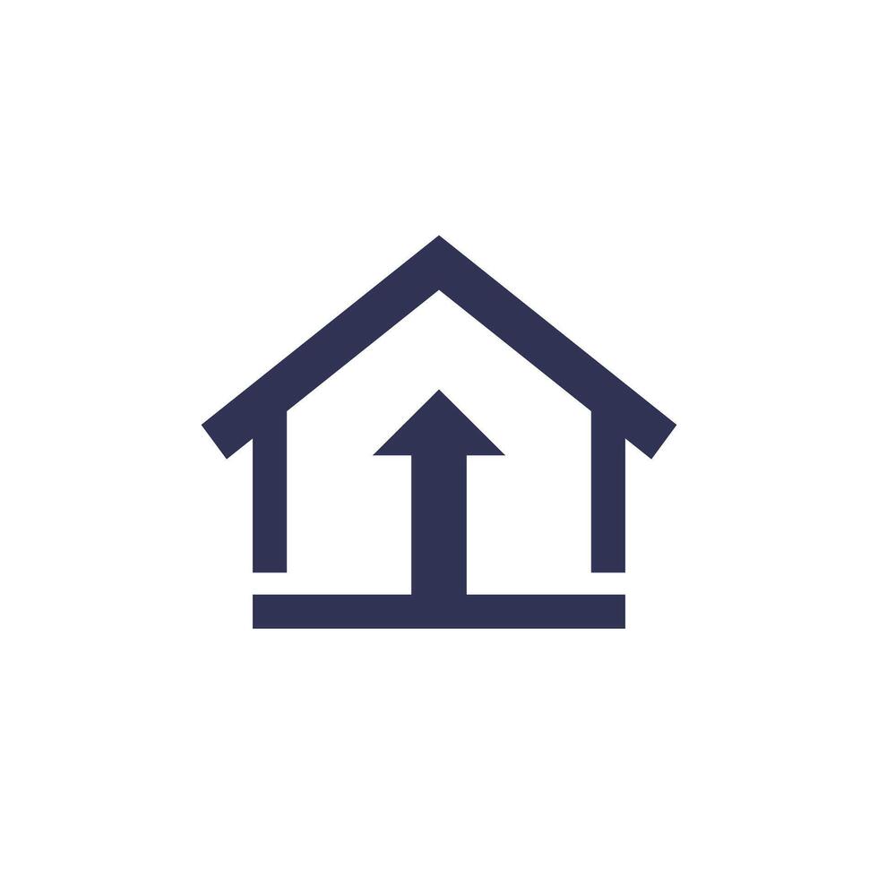 ceiling height icon, pictogram on white vector