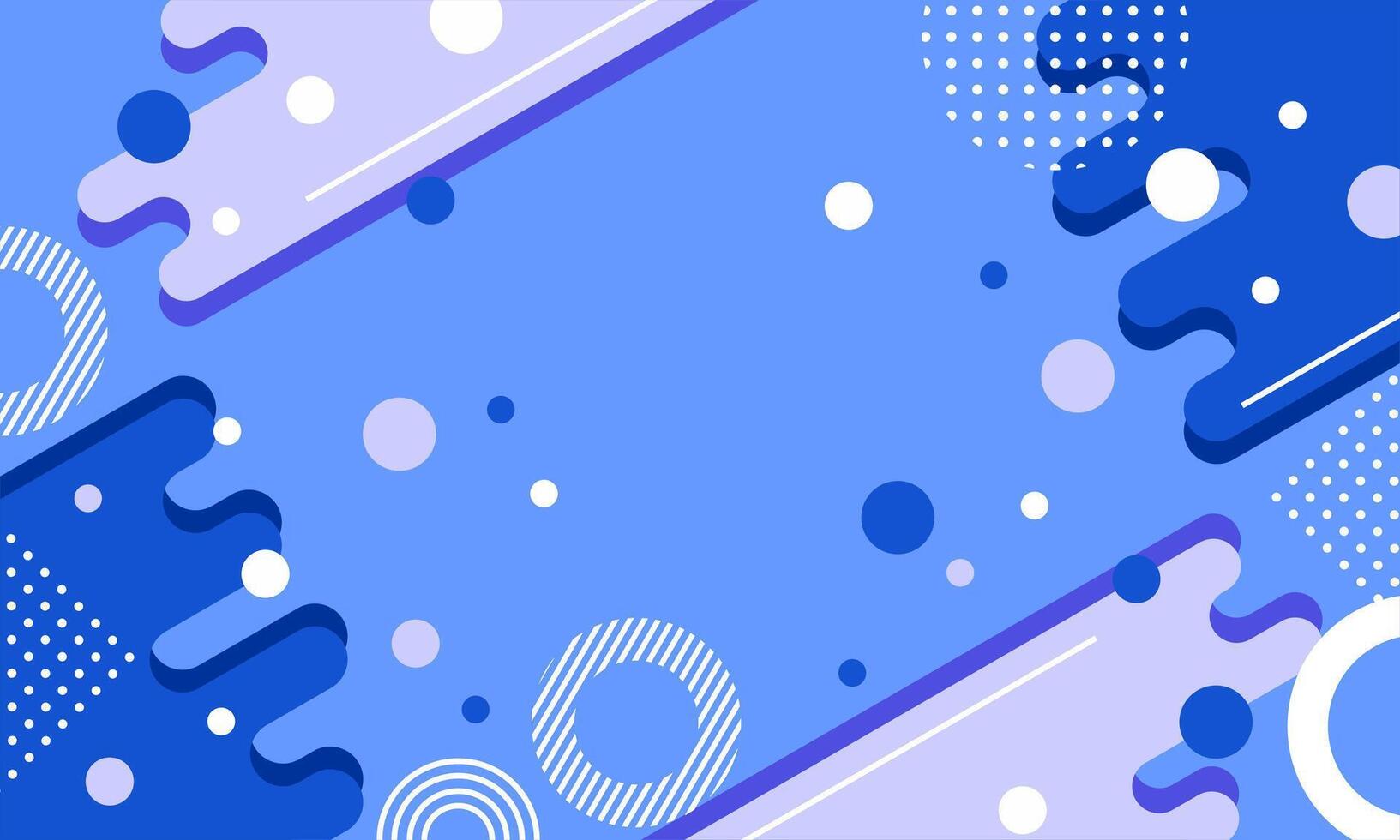 abstract geometry blue background. flat design style vector