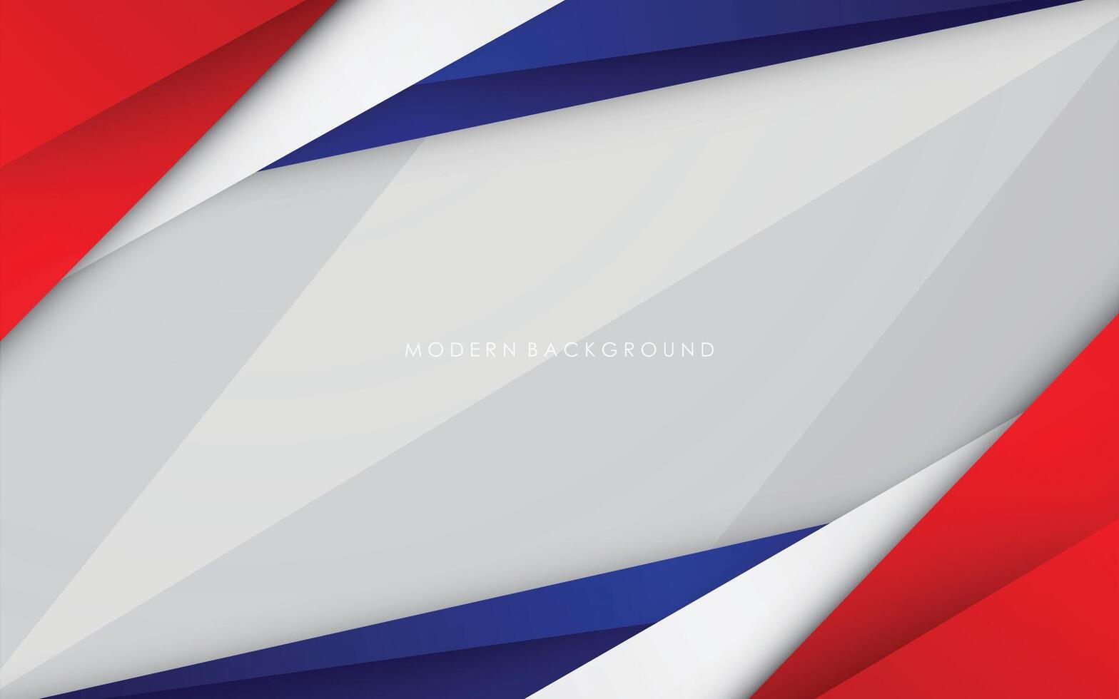 modern abstract white and red with blue color background vector