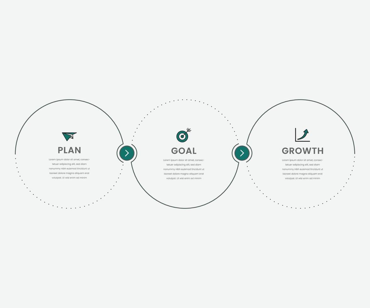 Infograph Steps Options Elements Infographic free Template for Website vector