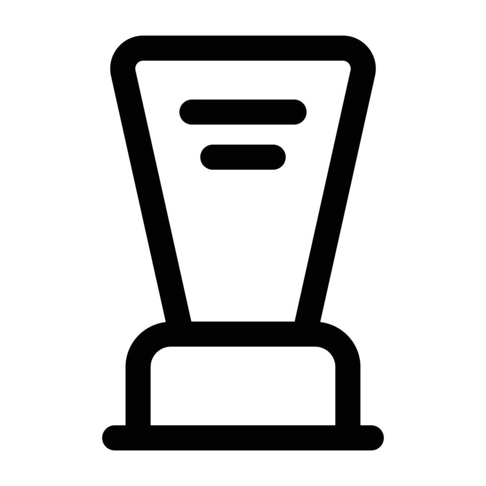 Simple Award icon. The icon can be used for websites, print templates, presentation templates, illustrations, etc vector