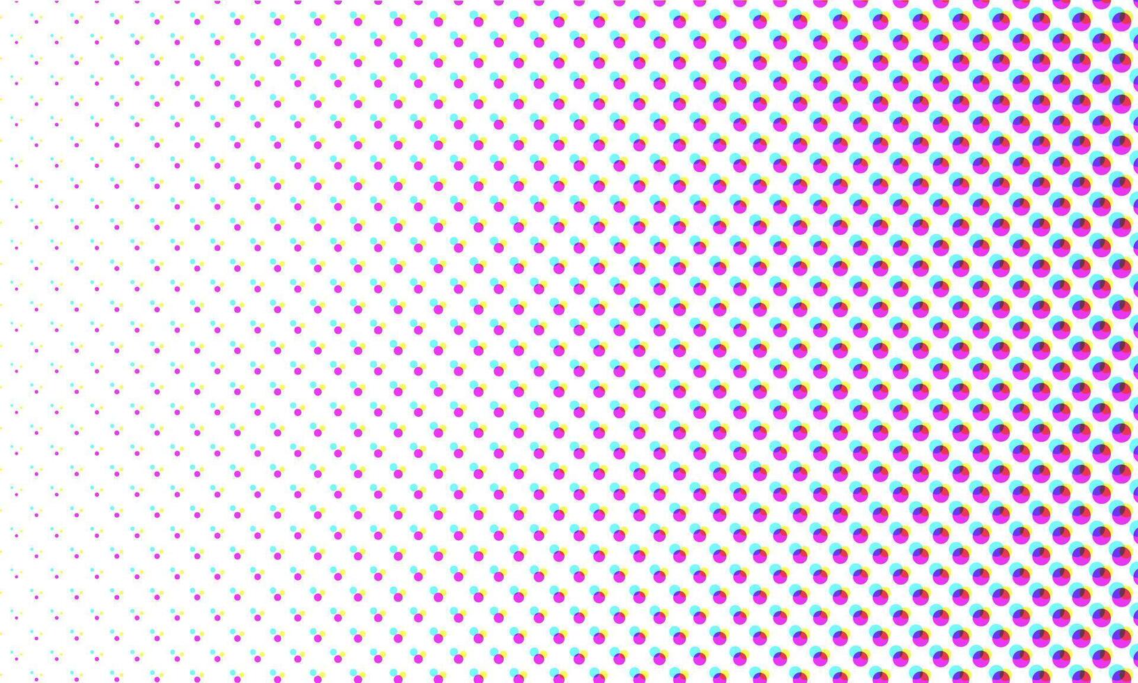 Color Halftone Dots Pattern Retro Pop Art Comic Print Close Up Wallpaper Overlay Texture on Transparent Background vector
