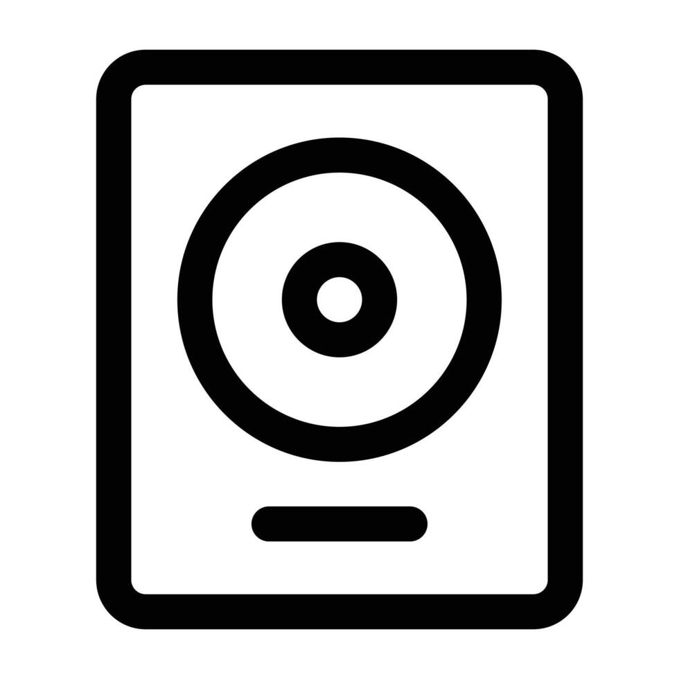 Simple Gold Record icon. The icon can be used for websites, print templates, presentation templates, illustrations, etc vector