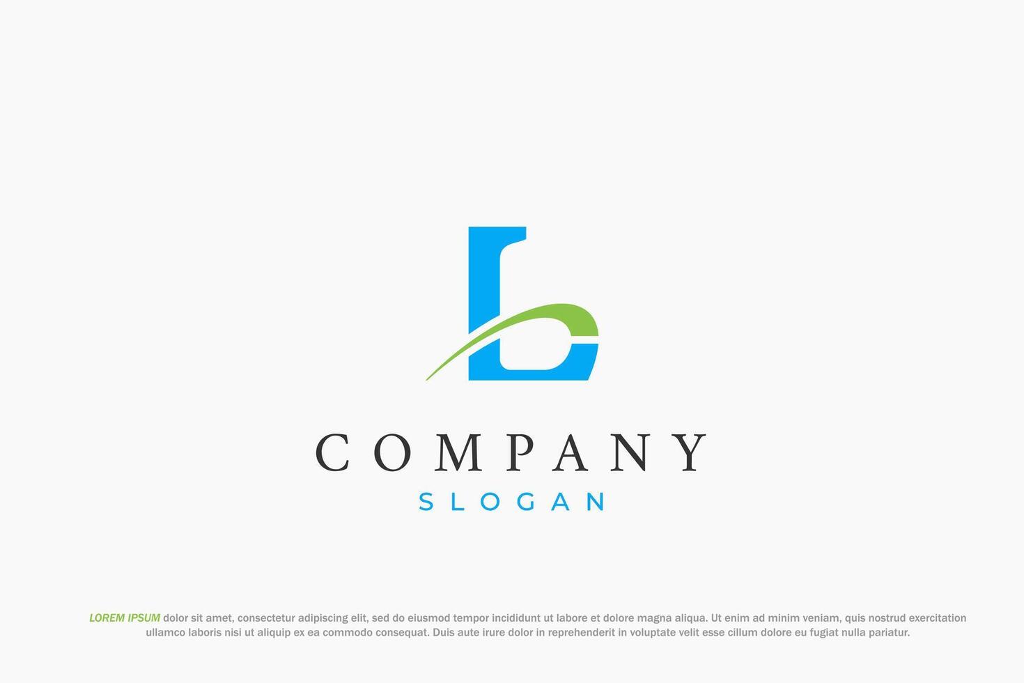 letter s swoosh minimal logo vector