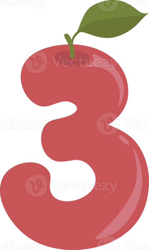 Apple Alphabet - No.3 png