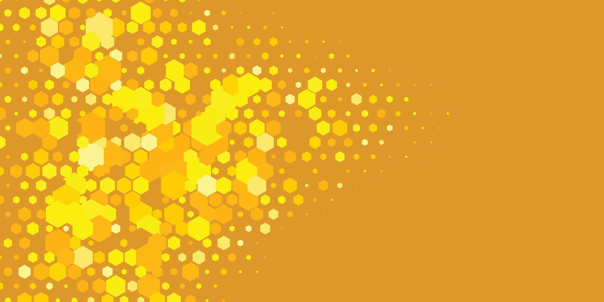 Abstract Hexagon Pattern Geometric multi Color Background vector