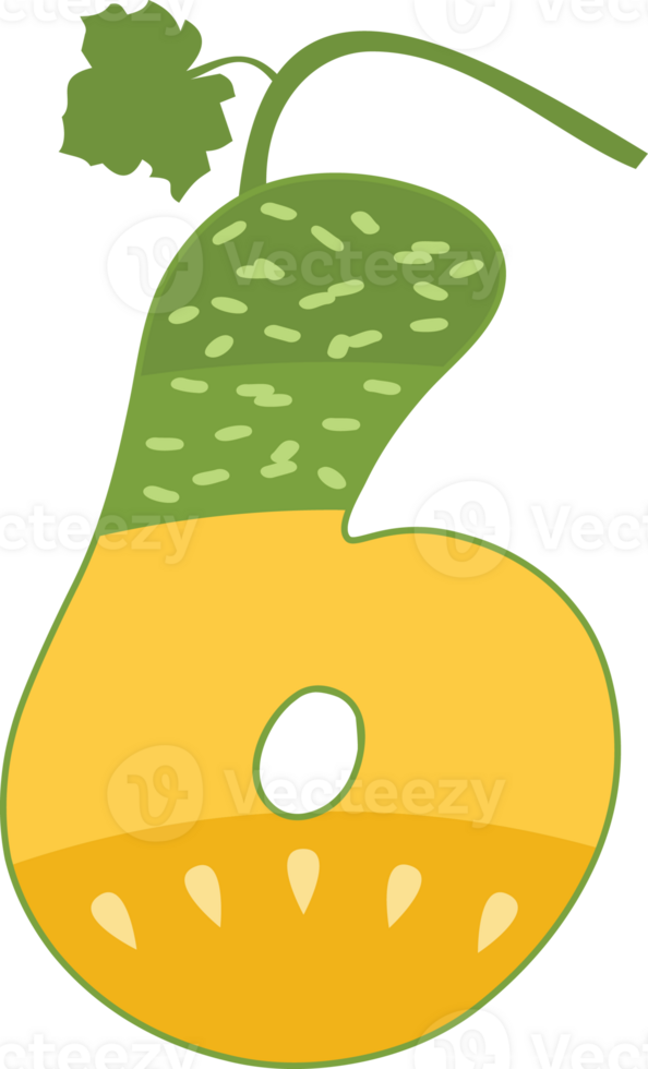 Melon Alphabets and number png