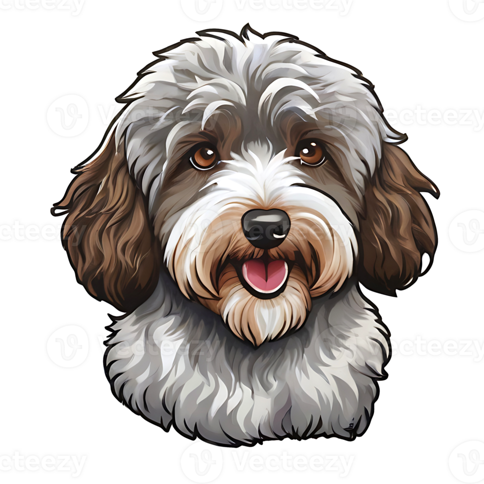 Drawing Dog face png