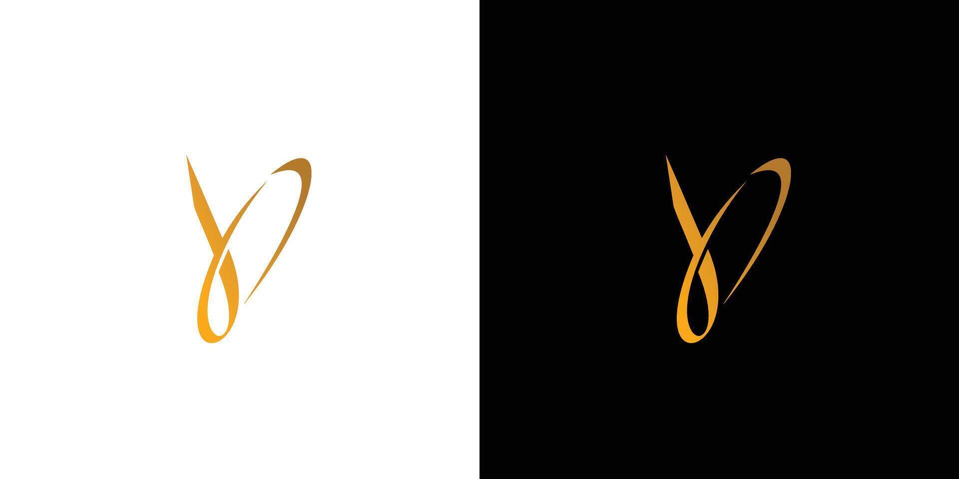 Luxurious and unique JD logo design vector