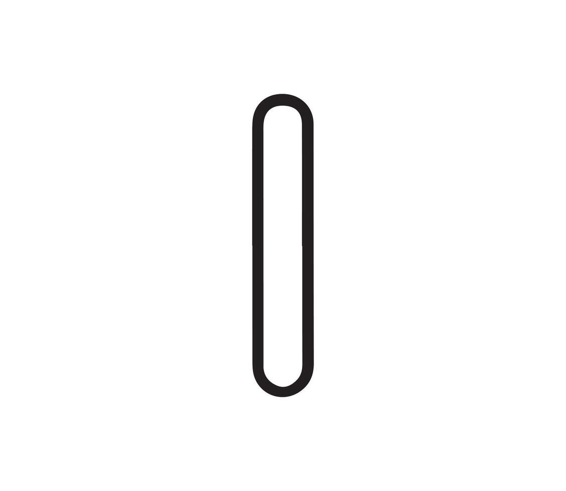 Paper clip icon . Paperclip icon . Paperclip icon vector