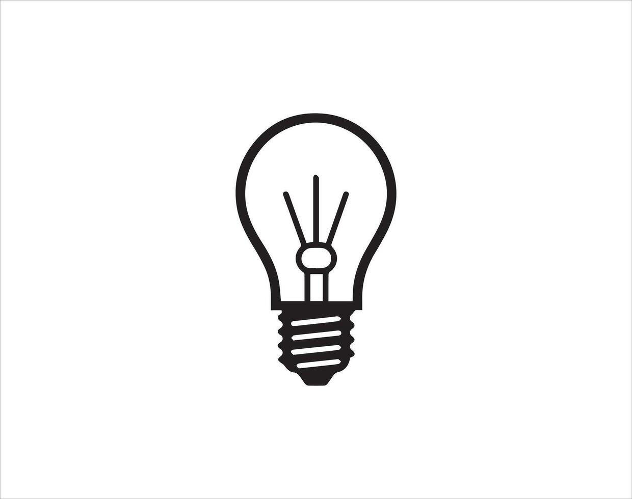 light bulb icon design symbol of idea and innovation with creative concept vector