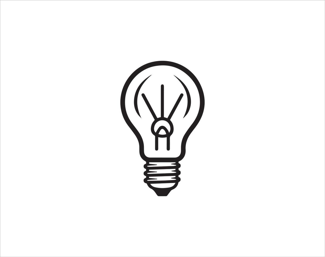 light bulb icon design symbol of idea and innovation with creative concept vector