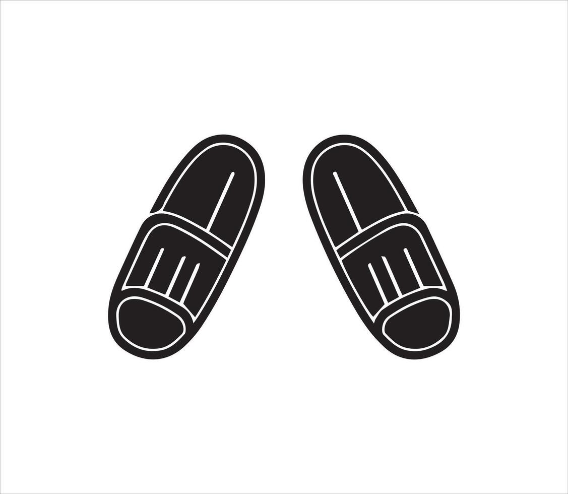 Slippers icon Simple of slipper icons for web design on white background vector