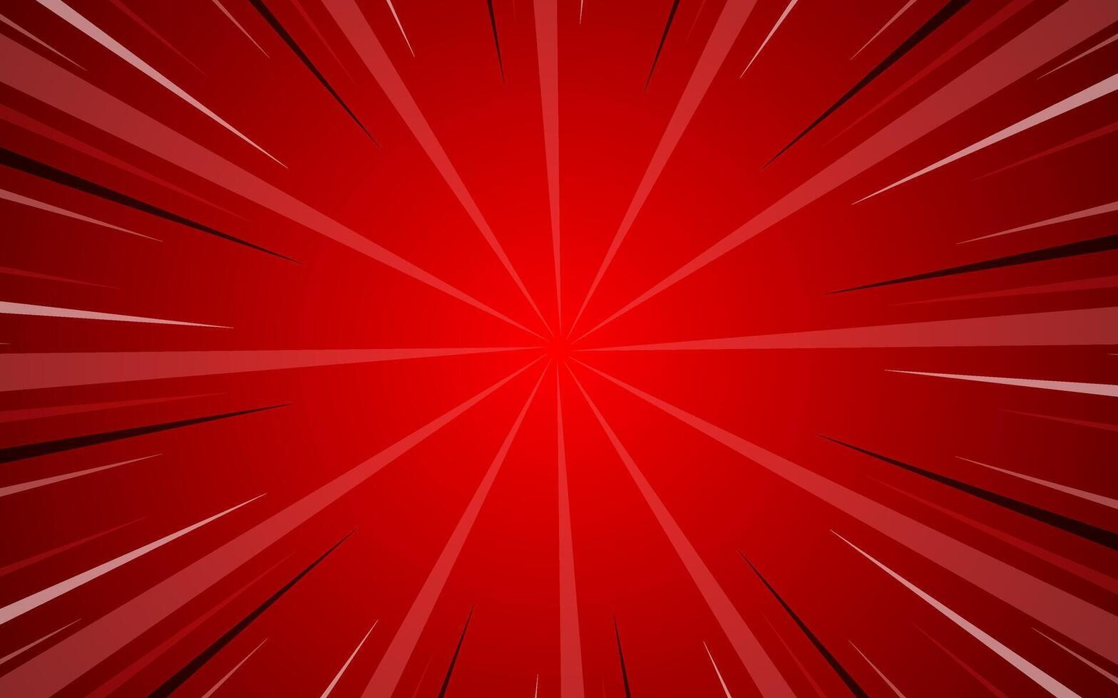 Comic book page background with rays, radial effect and halftone effect. illustration vector