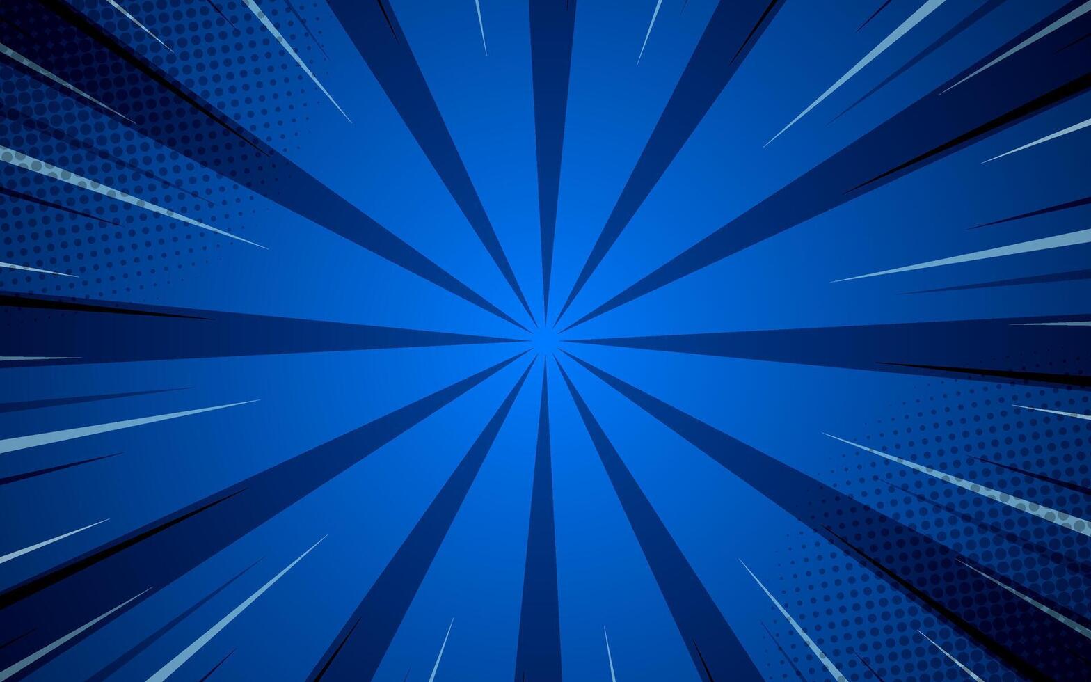 Comic book page background with halftone effect. illustration vector