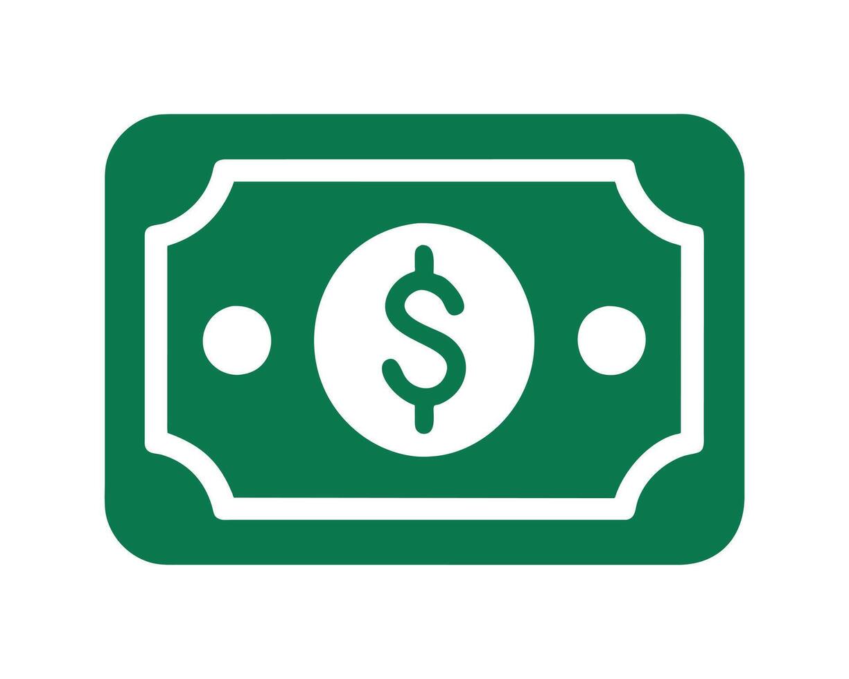 illustration of a icon with a dollar mark vector