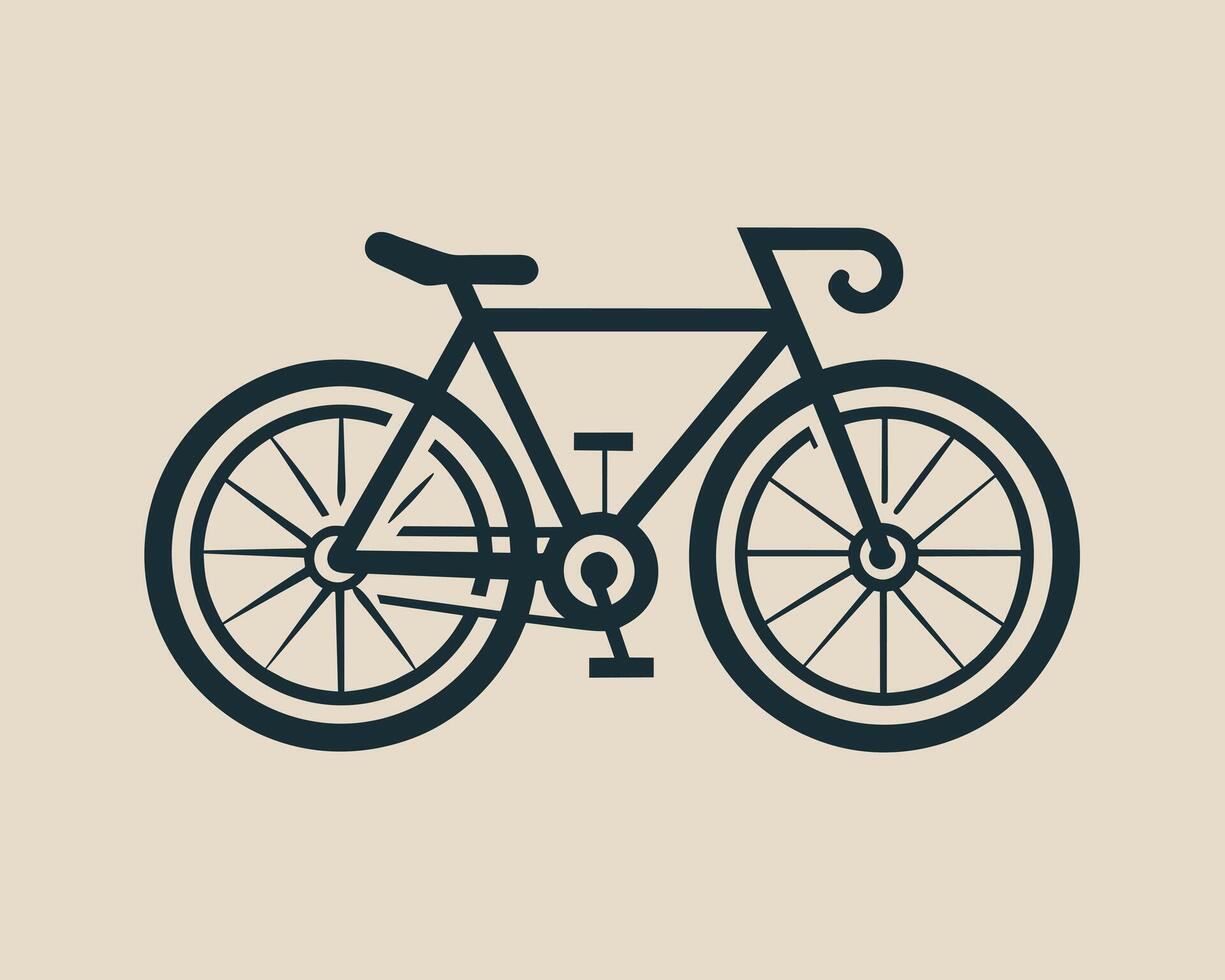 deporte montaña bicicleta plano icono vector