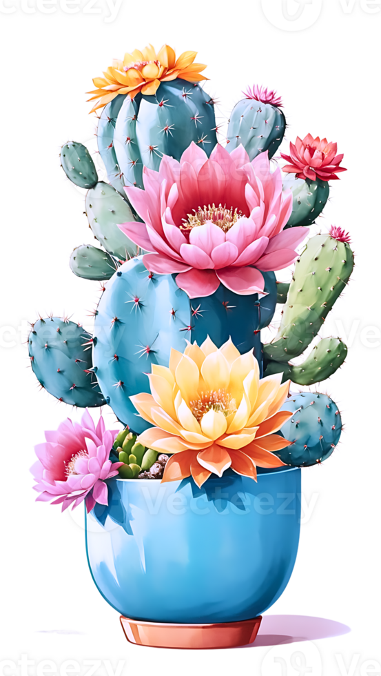 el belleza de cactus naturaleza en un transparente antecedentes png