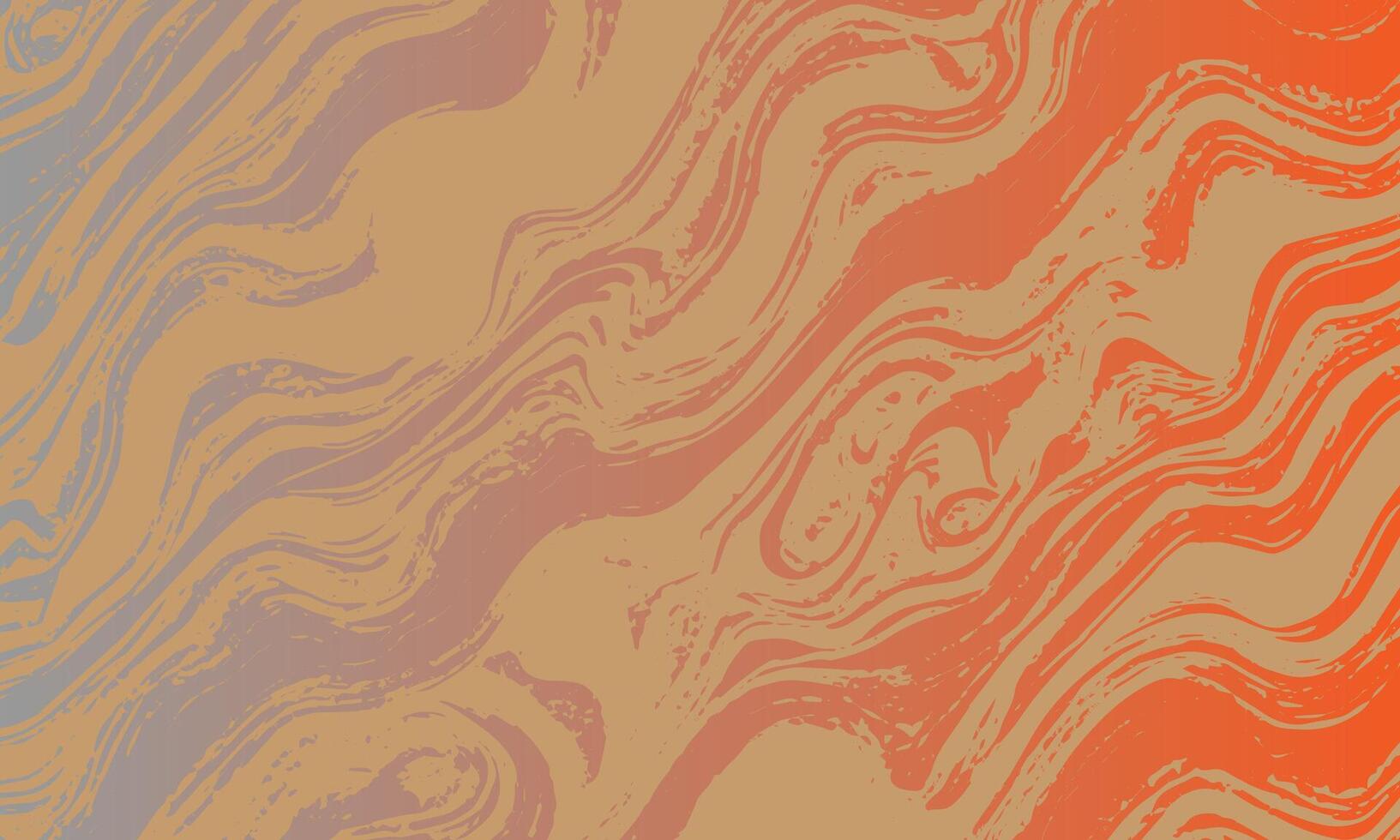 a marbled background with orange, blue and gray colors vector