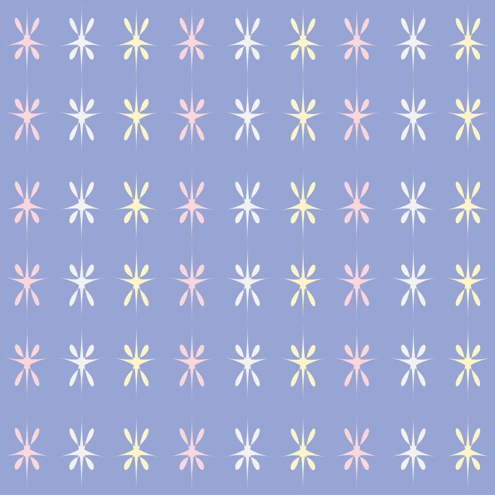 Abstract illustration, floral pattern, purple background vector