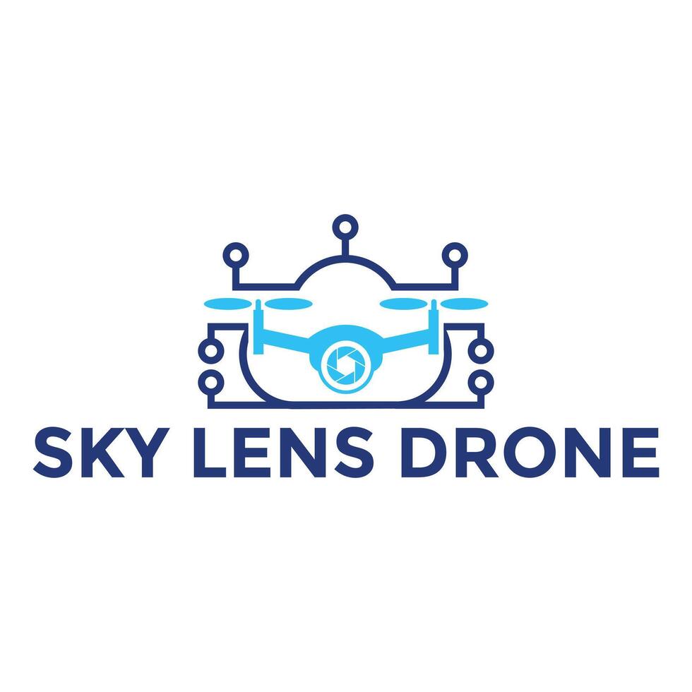 drone cloud icon vector