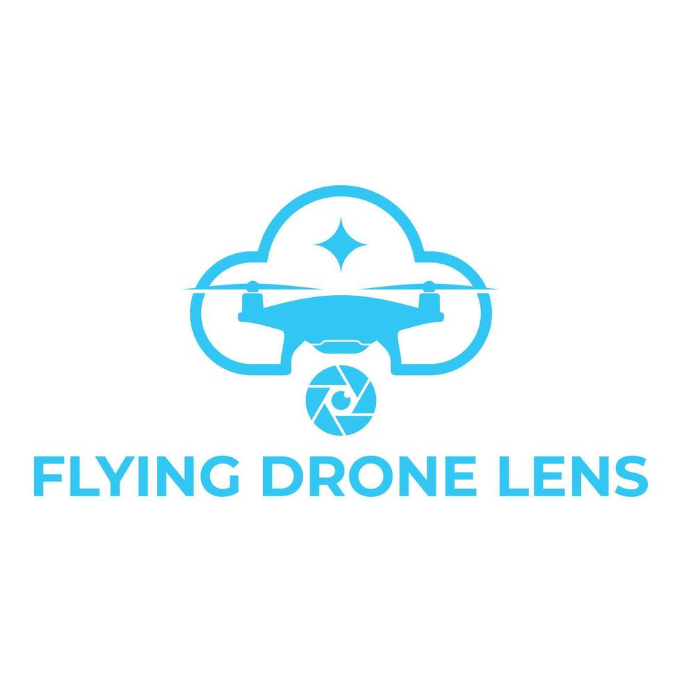 drone cloud icon vector