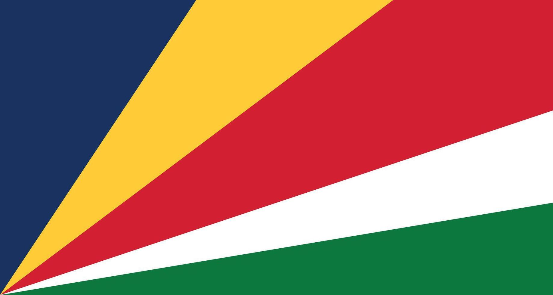 National Flag of Seychelles. Seychelles Flag. vector